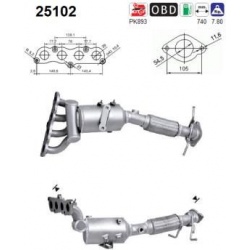katalizatoriaus keitiklis
                                AS                                                25102, AS, 25102,