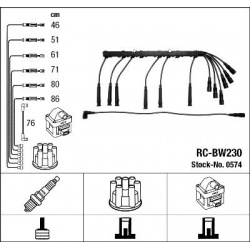 uždegimo laido komplektas
                                NGK                                RC-BW230, NGK, RC-BW230, auto d