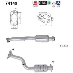 Katalizatoriaus keitiklis
AS 74149, AS, 74149,