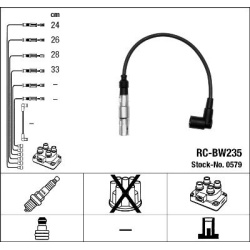 uždegimo laido komplektas
                                NGK                                                RC-BW235, NGK, 