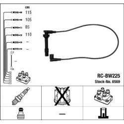 uždegimo laido komplektas
                                NGK                                                RC-BW225, NGK, 