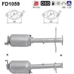 DPF, kietųjų dalelių filtras
FD1059, AS, FD1059, auto detalė
