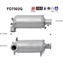 DPF, kietųjų dalelių filtras
                                FD7002Q, AS, FD7002Q, auto detalė