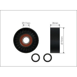 Įtempėjas diržo
                                CAFFARO                                                01-86, CAFFARO, 01-