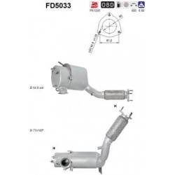 DPF, kietųjų dalelių filtras
FD5033, AS, FD5033, auto detalė
