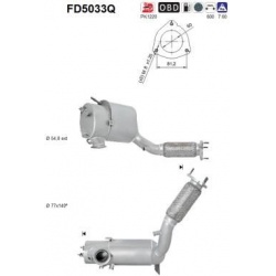 DPF, kietųjų dalelių filtras
                                                FD5033Q, AS, FD5033Q, auto detalė