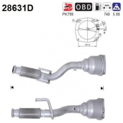 katalizatoriaus keitiklis
                                AS                                28631D, AS, 28631D, auto detalė