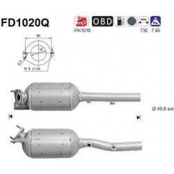 DPF, kietųjų dalelių filtras
                                                FD1020Q, AS, FD1020Q, auto detalė