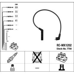 uždegimo laido komplektas
                                NGK                                                RC-MX1202, NGK,