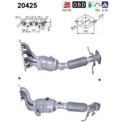 katalizatoriaus keitiklis
                                AS                                20425, AS, 20425, auto detalė