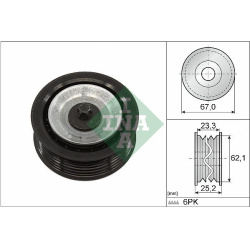 Įtempėjas diržo
                                INA                                532061910, INA, 532061910, auto detalė