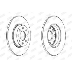 stabdžių diskas (1vnt) COAT+
                                JURID                                                563020JC,