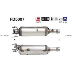 DPF, kietųjų dalelių filtras
                                FD5007, AS, FD5007, auto detalė