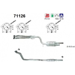 katalizatoriaus keitiklis
                                AS                                71126, AS, 71126, auto detalė