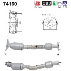 katalizatoriaus keitiklis
                                AS                                                74160, AS, 74160,