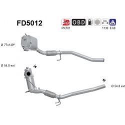 DPF, kietųjų dalelių filtras
                                FD5012, AS, FD5012, auto detalė