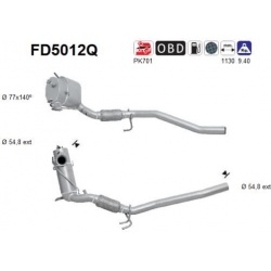 DPF, kietųjų dalelių filtras
                                FD5012Q, AS, FD5012Q, auto detalė