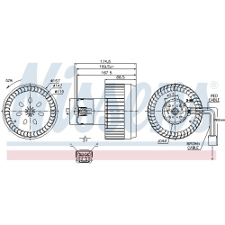 vidaus pūtiklis
                                NISSENS                                87123, NISSENS, 87123, auto detalė