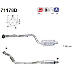 katalizatoriaus keitiklis
                                AS                                                71178D, AS, 71178