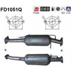 DPF, kietųjų dalelių filtras
                                                FD1051Q, AS, FD1051Q, auto detalė