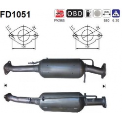 DPF, kietųjų dalelių filtras
FD1051, AS, FD1051, auto detalė