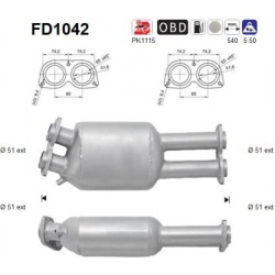 DPF, kietųjų dalelių filtras
FD1042, AS, FD1042, auto detalė