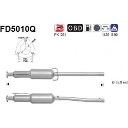 DPF, kietųjų dalelių filtras
                                FD5010Q, AS, FD5010Q, auto detalė