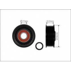 įtempiklio skriemulys, V formos rumbuotas diržas
                                CAFFARO                                   