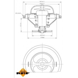 termostatas, aušinimo skystis EASY FIT
                                NRF                                                72