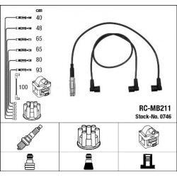 uždegimo laido komplektas
                                NGK                                                RC-MB211, NGK, 