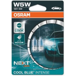 Osram lemputės W5W COOL BLUE INTENSE kmpl. (2vnt)
                                OSRAM                                2825C