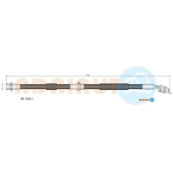 stabdžių žarnelė
                                ADRIAUTO                                                28.1205.1, ADRIA