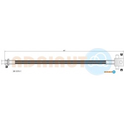 stabdžių žarnelė
                                ADRIAUTO                                                28.1215.1, ADRIA
