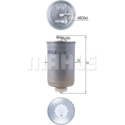 kuro filtras
                                MAHLE                                KL43, MAHLE, KL43, auto detalė