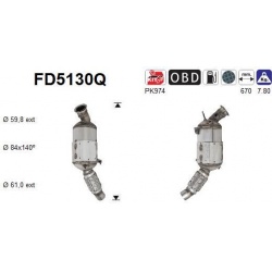 DPF, kietųjų dalelių filtras
                                                FD5130Q, AS, FD5130Q, auto detalė