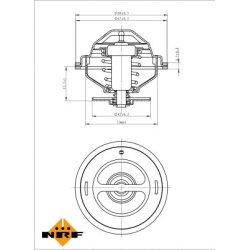 Termostatas, aušinimo skystis EASY FIT
                                NRF                                                72