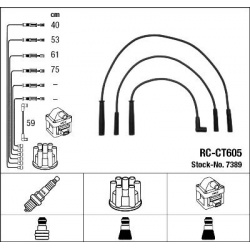uždegimo laido komplektas
                                NGK                                                RC-CT605, NGK, 