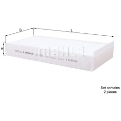 filtras, salono oras
                                MAHLE                                                LA1156/S, MAHLE, LA