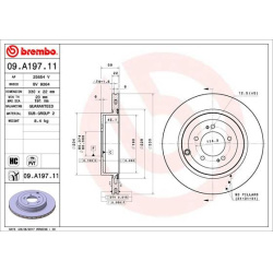 stabdžių diskas (1vnt) PRIME LINE - UV Coated
                                BREMBO                                       
