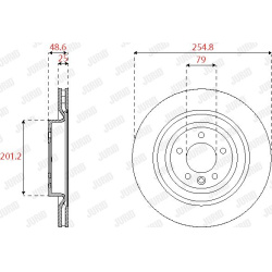 stabdžių diskas (1vnt) COAT+
                                JURID                                                563250JC-