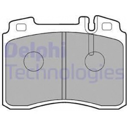 stabdžių trinkelių rinkinys, diskinis stabdys
                                DELPHI                                      