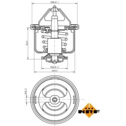 termostatas, aušinimo skystis EASY FIT
                                NRF                                                72