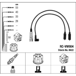 uždegimo laido komplektas
                                NGK                                                RC-VW904, NGK, 