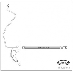 stabdžių žarnelė
                                CORTECO                                                49429444, CORTECO