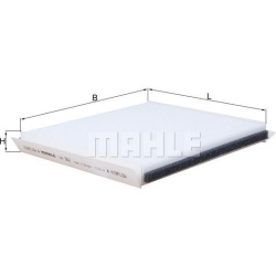 filtras, salono oras
                                MAHLE                                                LA362, MAHLE, LA362