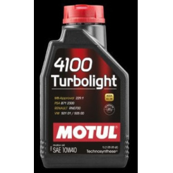 Alyva MOTUL 4100 TURBOLIGHT 10W40 1L
                                MOTUL                                MTL108644, MOTUL, M