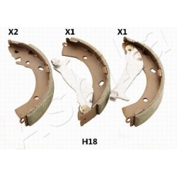 stabdžių trinkelių komplektas
                                ASHIKA                                55-0H-H18, ASHIKA, 55-