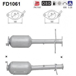 DPF, kietųjų dalelių filtras
FD1061, AS, FD1061, auto detalė