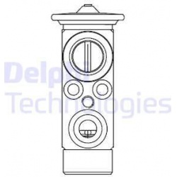 išsiplėtimo vožtuvas, oro kondicionavimas
                                DELPHI                                          