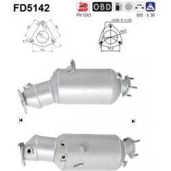 DPF, kietųjų dalelių filtras
                                                FD5142, AS, FD5142, auto detalė
